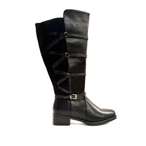 New Black Extra Plus Wide Calf Boot Size 7-13 Wide